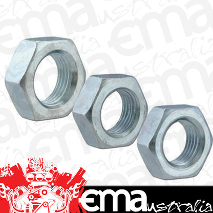 Proflow | PFER-JSL4 | Steel Chassis Jam Nut L-H 1/4-28' 7/16' Hex