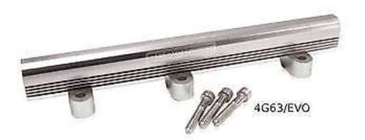 Aeroflow AF64-2078BLK Mitsubishi 4G63 & Evo Rail 90-95 Fuel Rail 14mm Injectors