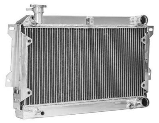 Proflow PFERDMZ1014 Performance Aluminium Replacement Radiator For Mazda RX7 Series 1 2 3 & Rx2 Rx3 Rx4 Tank Top Bottom