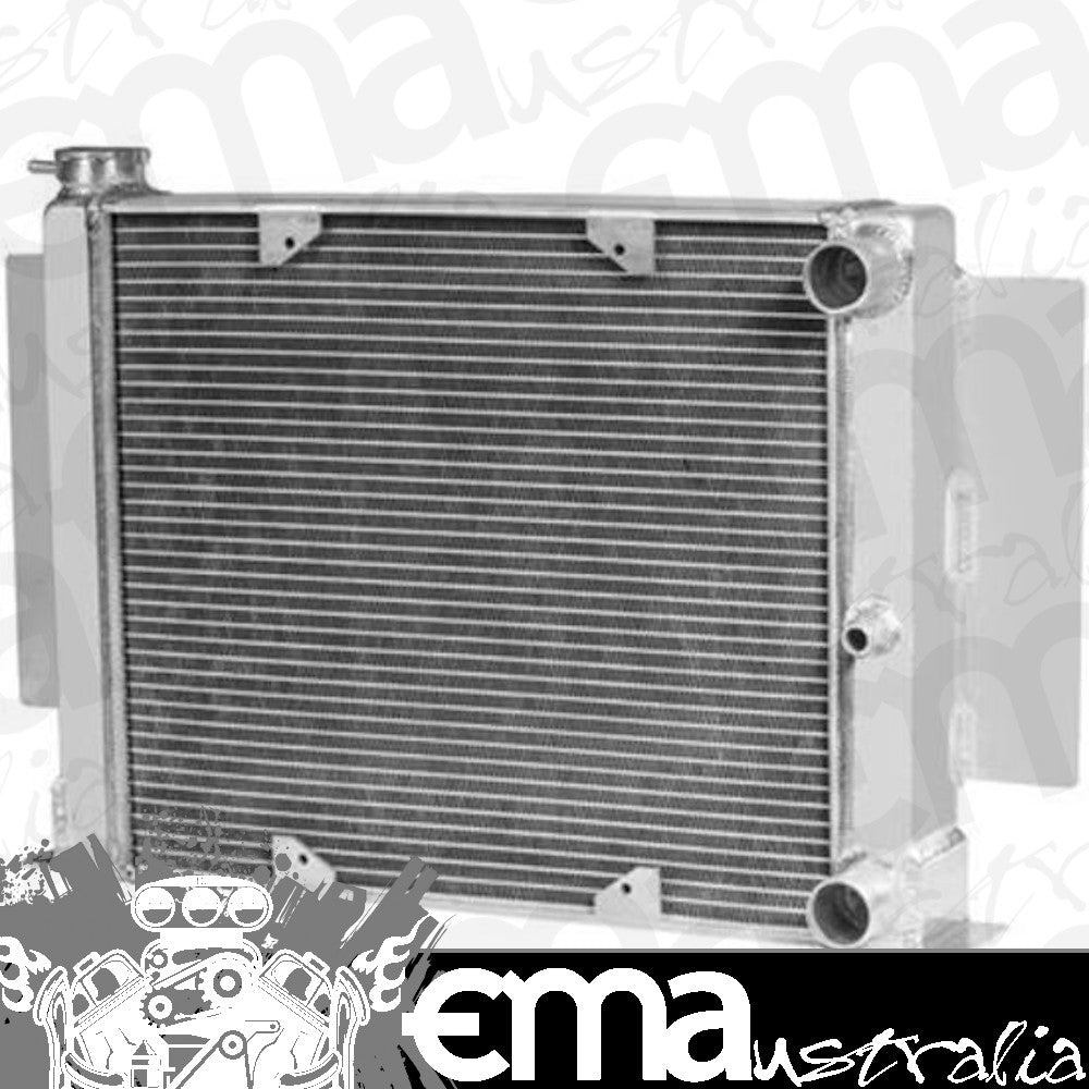 Proflow PFERDMZ1015 Performance Aluminium Replacement Radiator For Mazda RX7 Series 1 2 3 & Rx2 Rx3 Rx4 Side Tanks