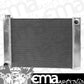 Proflow PFERDU28F Radiator Universal Fabricated Aluminium Tanks Natural 28 " Wide 19.00" High 2.25 " Thick For Ford Side Inlet & outlets