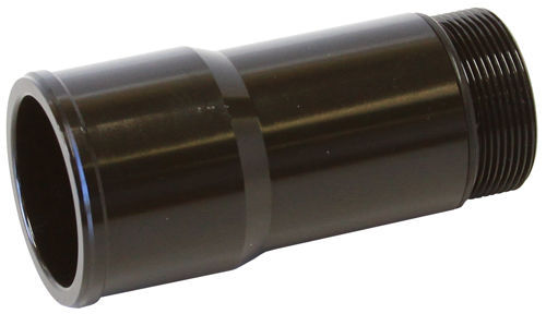 Aeroflow AF64-2080BLK 1.5" Radiator Hose Adapter Black Short 2.75" Length Cvr