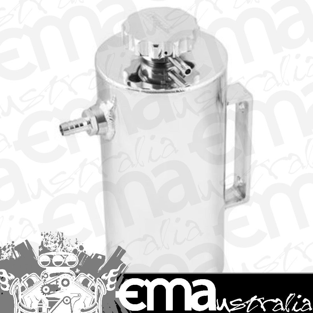 Proflow PFERO2P Radiator Overflow Tank Universal Aluminium 120mm Diameter 250mm Height Polished