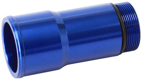 Aeroflow AF64-2081 1.5" Radiator Hose Adapter Blue Long 4.5" Length Cvr