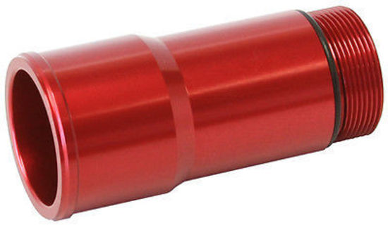 Aeroflow AF64-2081R 1.5" Radiator Hose Adapter Red Long 4.5" Length Cvr