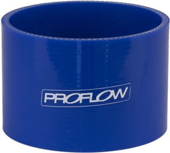 Proflow PFES101-350 Hose Tubing Air intake Silicone Straight 3.50" Straight 3" Length Blue