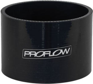 Proflow PFES101-500B Hose Tubing Air intake Silicone Straight 5.00" Straight 3" Length Black