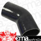 Proflow PFES102-125B Hose Tubing Air intake Silicone Coupler 1.25" 45 Degree Elbow Black