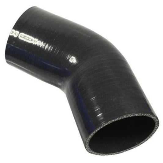 Proflow PFES102-350B Hose Tubing Air intake Silicone Coupler 3.50" 45 Degree Elbow Black