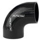 Proflow PFES103-200B Hose Tubing Air intake Silicone Coupler 2.00" 90 Degree Elbow Black