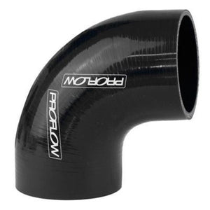 Proflow PFES103-300B Hose Tubing Air intake Silicone Coupler 3.00" 90 Degree Elbow Black