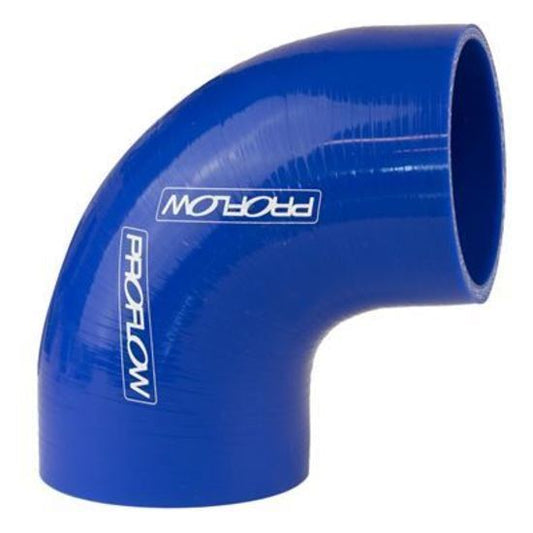 Proflow PFES103-500 Hose Tubing Air intake Silicone Coupler 5.00" 90 Degree Elbow Blue