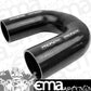 Proflow PFES106-250B Hose Tubing Air intake Silicone Coupler 2.50" 180 Degree Elbow Black