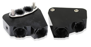 Aeroflow AF64-2084BLK LS Oil Cooler Adapter -10ORB Port S Black Vt-Vz Use 64-2184