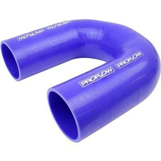 Proflow PFES106-400 Hose Tubing Air intake Silicone Coupler 4.00" 180 Degree Elbow Blue
