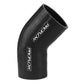 Proflow PFES202-200-225B Hose Tubing Air intake Silicone Reducer 2.00" - 2.25" 45 Degree Elbow Black