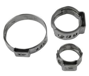 Proflow PFESC300 Crimp Hose Clamp Stainless Steel 27-30mm Qty 10