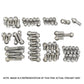 Proflow PFESSF530 Engine Bolts Stainless Steel 12 point Small Block For Chevrolet Kit