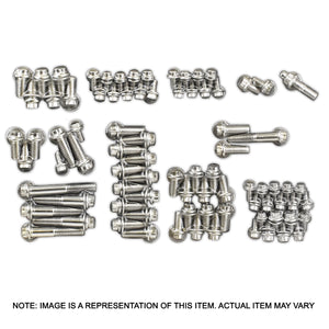 Proflow PFESSF530 Engine Bolts Stainless Steel 12 point Small Block For Chevrolet Kit