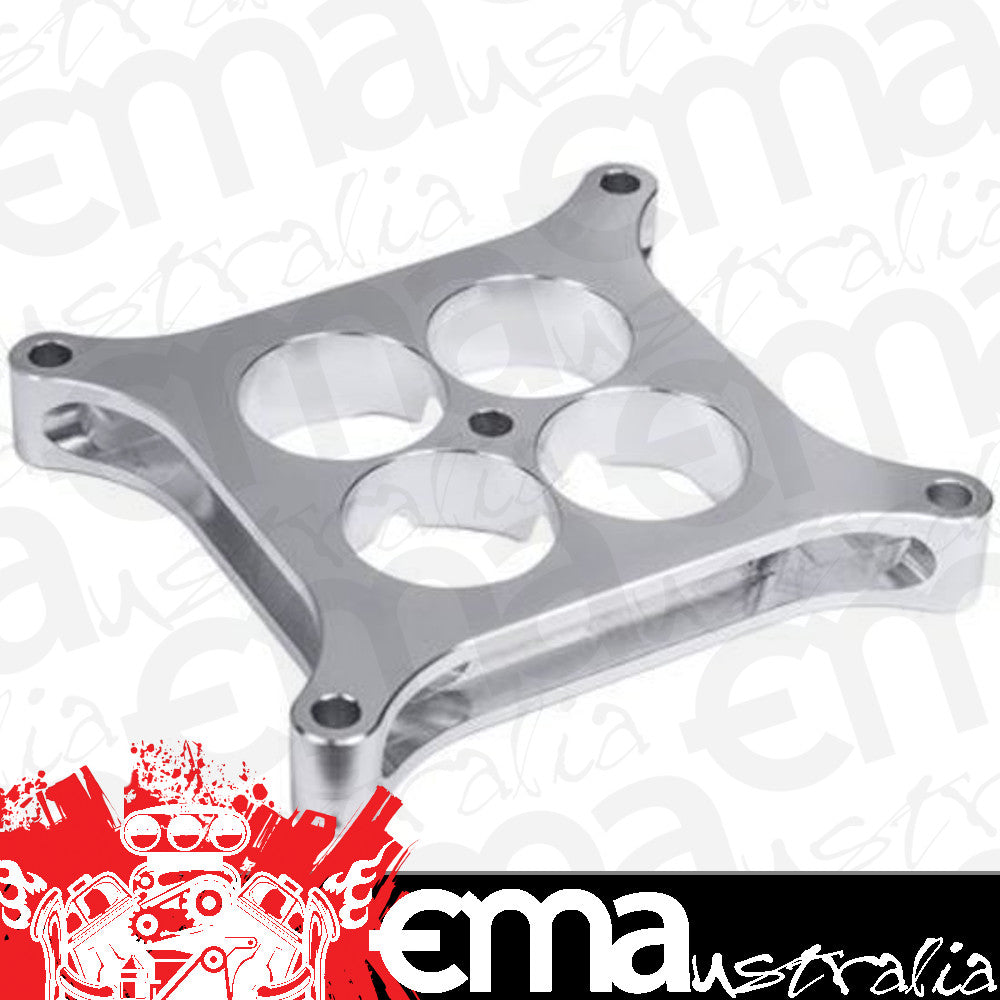 Proflow PFESSLW41501AL Carburettor Spacer Aluminium 1 " Thick Tapered Combo 4150 Square Bore