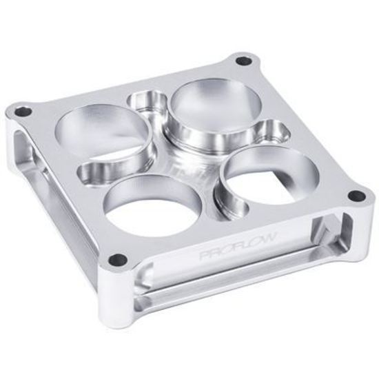 Proflow PFESSLW450015AL Carburettor Spacer Aluminium 1.5 " Thick Tapered Combo 4500 Square Bore
