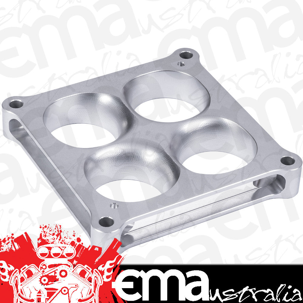 Proflow PFESSLW45001AL Carburettor Spacer Aluminium 1 " Thick Tapered Combo 4500 Square Bore
