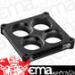 Proflow PFESSLW45001ALBK Carburettor Spacer Aluminium Black Anodised 1 " Thick Tapered Combo 4500 Square Bore