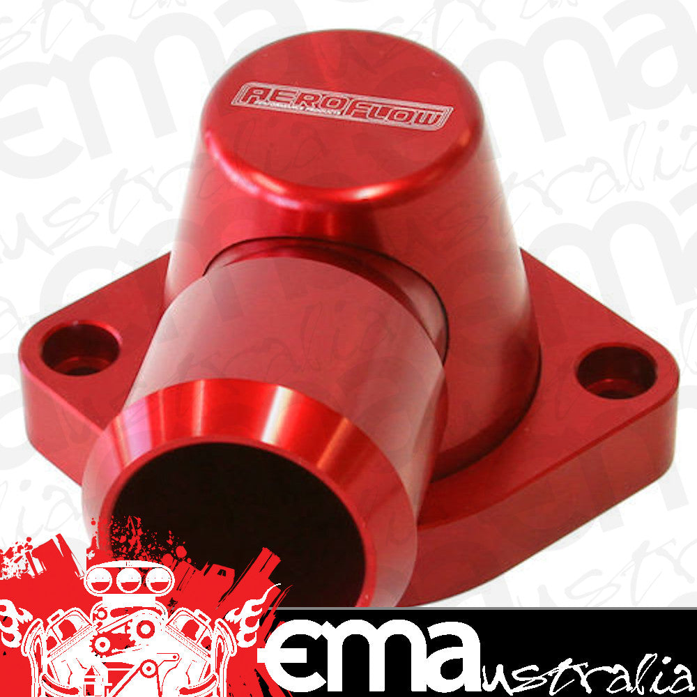 Chev/Holden Suits all LS series V8Engines Billet Thermostat Housing Red Swivel Except LS3 Aeroflow Performance Products AF64-2092R