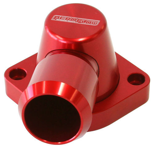 Chev/Holden Suits all LS series V8Engines Billet Thermostat Housing Red Swivel Except LS3 Aeroflow Performance Products AF64-2092R