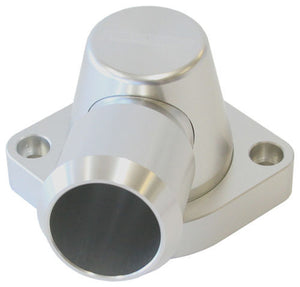 Aeroflow AF64-2092S Billet Thermostat Housing Silver Swivel Not LS3
