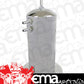 Proflow PFEST2 Fuel Surge Tank Aluminium 254mm x 108mm Round 2.5L Barb & AN Fitting Kit Show Polished