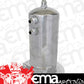 Proflow PFEST4BK Fuel Surge Tank Fabricated Aluminium 254mm x 108mm round 2.5L AN Fitting Kit Black Anodised Dual Outlets
