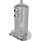 Proflow PFEST4BK Fuel Surge Tank Fabricated Aluminium 254mm x 108mm round 2.5L AN Fitting Kit Black Anodised Dual Outlets