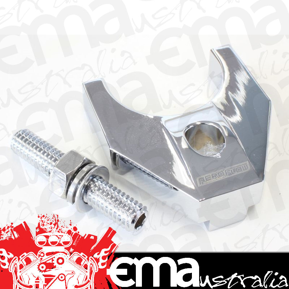 Aeroflow AF64-2093C Billet Distributor Hold Down Chrome Large V2 Windsor & 351C