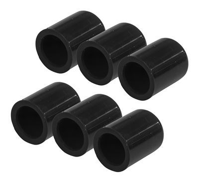 Proflow PFESVP200 Silicone Vacuum Port Block Off 18mm (11/16") x 6pc Black