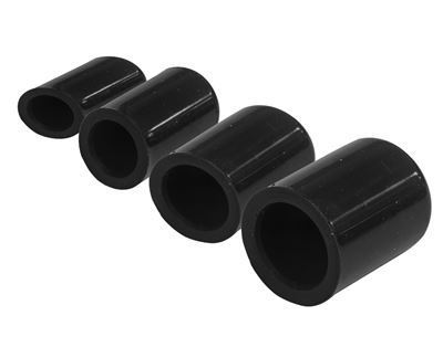 Proflow PFESVP210 Silicone Vacuum Port Block Off Kit 1/8 - 3/8 x 4pc of each size Black
