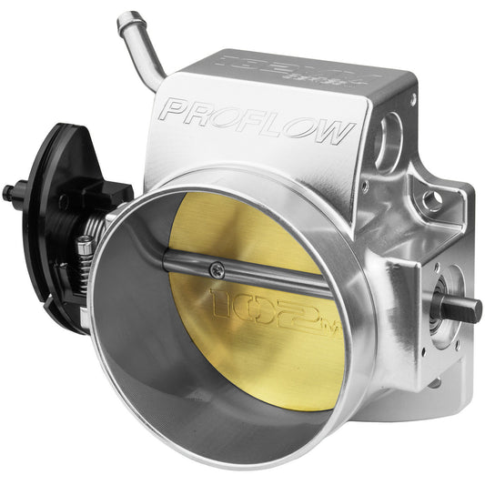 Proflow PFETBLS102 Throttle Body 102mm Bore Size MPI For Holden Commodore LS Engines Billet Aluminium Natural