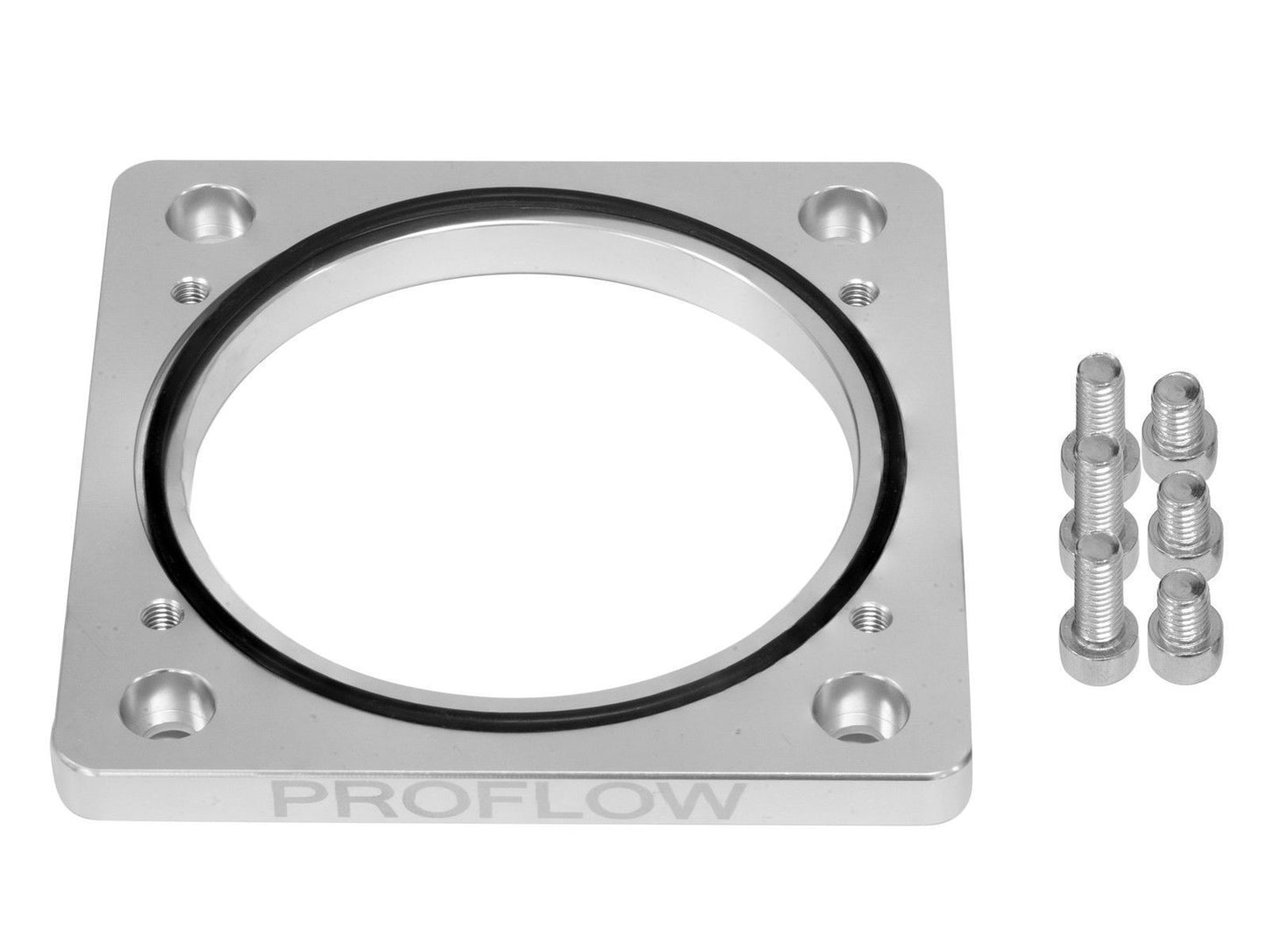 Proflow PFETBLSADP3 Throttle Body Adapter LS LS Chev For Holden Commodore Billet Aluminium Natural 100mm to 4bolt 102mm