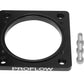 Proflow PFETBLSADP3BK Throttle Body Adapter LS LS Chev For Holden Commodore Billet Aluminium Natural 100mm to 4bolt 102mm