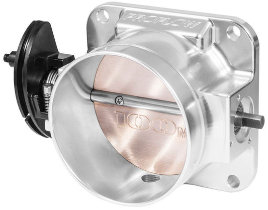Proflow PFETBU100 Throttle Body Universal 100mm Bore Size MPI Billet Aluminium Natural