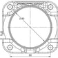 Proflow PFETBU80 Throttle Body Universal 80mm Bore Size MPI Billet Aluminium Natural