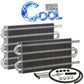 Proflow PFETC403 Fluid Cooler Transmission Tube Fin Natural 7.5 " x 12.5 " x 0.75 " 3/8 " Inlet Outlet