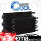 Proflow PFETC514 Transmission Fluid Cooler Tube Fin black powder coated 7.5 " x 15.875 " x 0.75 " 9/16 "-18 Inlet Outlet