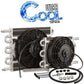 Proflow PFETCF515 Transmission Cooler & Fan Kit Natural 10 in x 15.50 in Tube & Fin 10" Fan 350CFM AN6 Inlet Outlet
