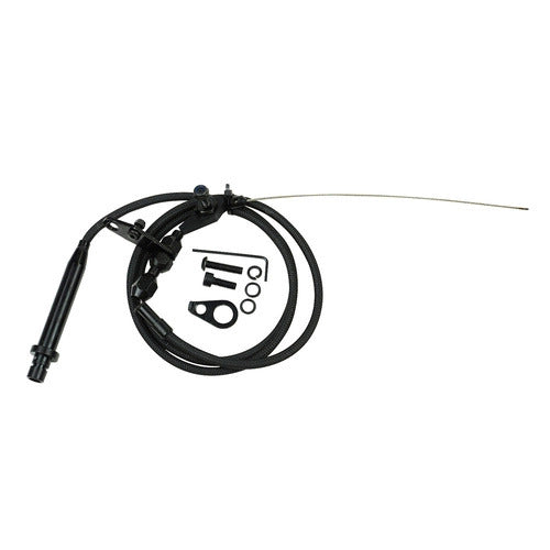 Proflow PFETCS6053-BK Automatic Transmission Black Braided Stainless Kickdown Kit Carburettor GM TH350 Kit