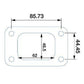 Proflow PFETFT3 Turbocharger Inlet Flange Stainless Steel Natural T3