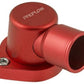 Proflow PFETH-802R Water Neck Billet Aluminium Swivel Red Anodised 90 Degree SB For Ford 302-351C