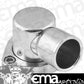 Proflow PFETH-802S Water Neck Billet Aluminium Swivel Silver Anodised 90 Degree SB For Ford 302-351C