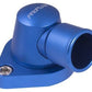 Proflow | PFETH-803BL | Water Neck Billet Aluminium Swivel Blue Anodised 90 Degree SB & BB Chev
