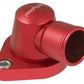 Proflow PFETH-803R Water Neck Billet Aluminium Swivel Red Anodised 90 Degree SB & BB Chev